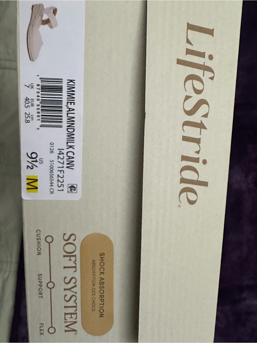 Life Stride Cream Espadrille Wedge Sandal - Picture 3 of 3